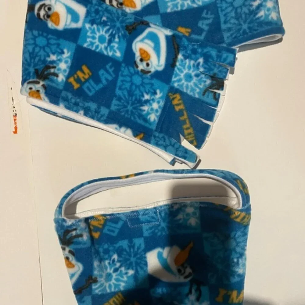 Frozen Pattern Scarf and Matching Bag set of Two